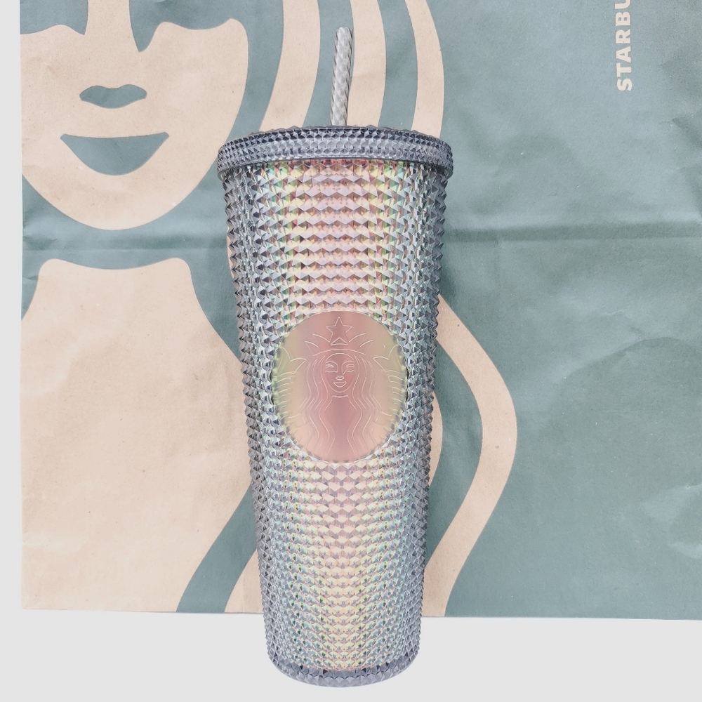 STARBUCKS Iridescent Black Smoke Studded Tumbler - Picture 2 of 9
